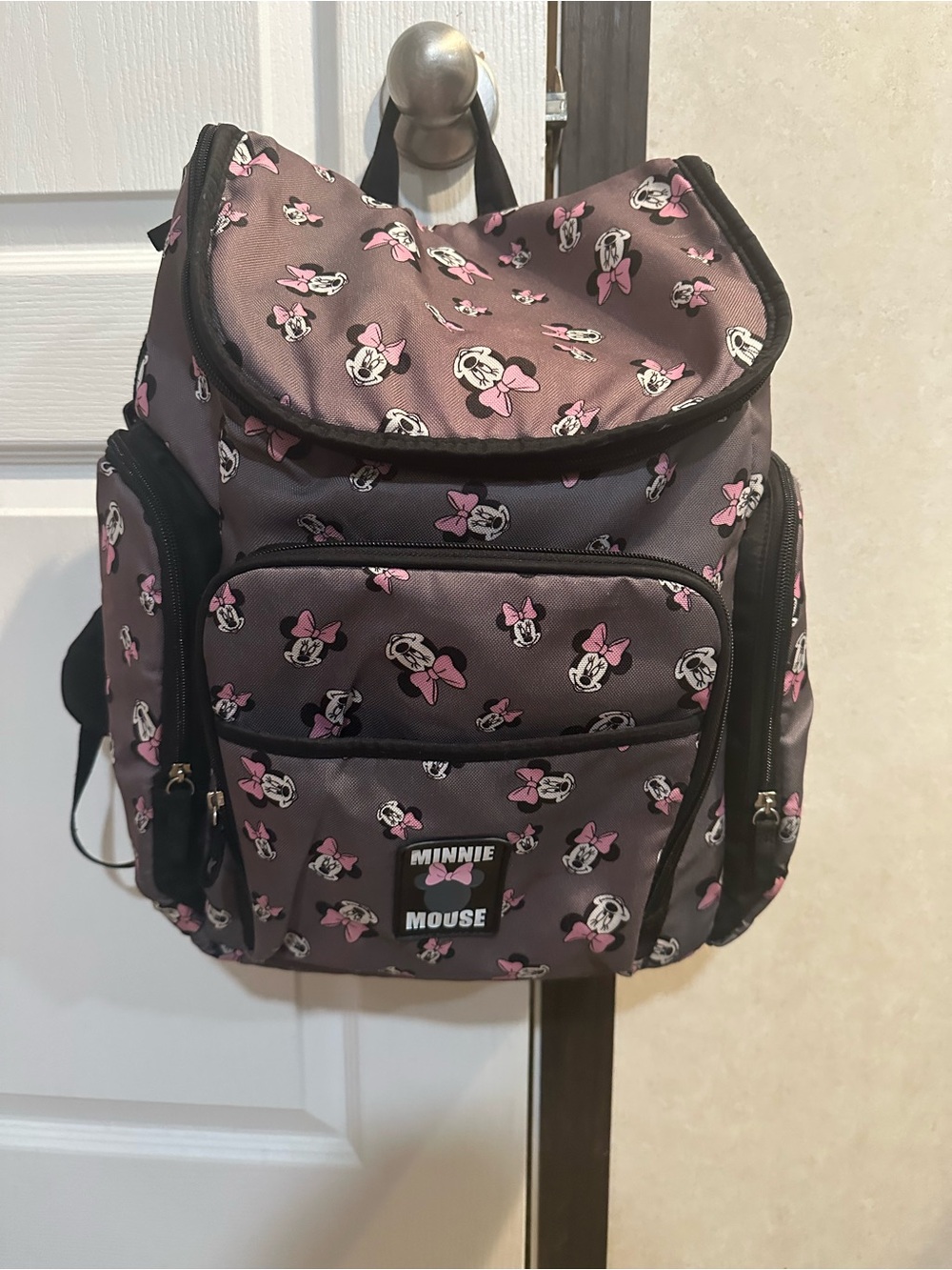 Disney Gray & Pink Backpack - Women's Casual Daypack